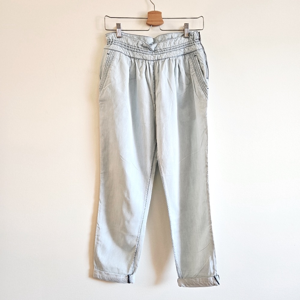 Wilfred Light Wash Denim Jogger Pants